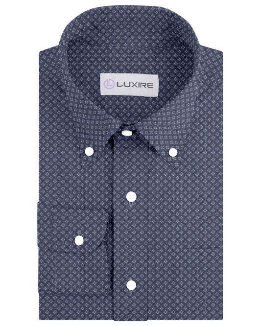 Indigo Denim Wabash Printed