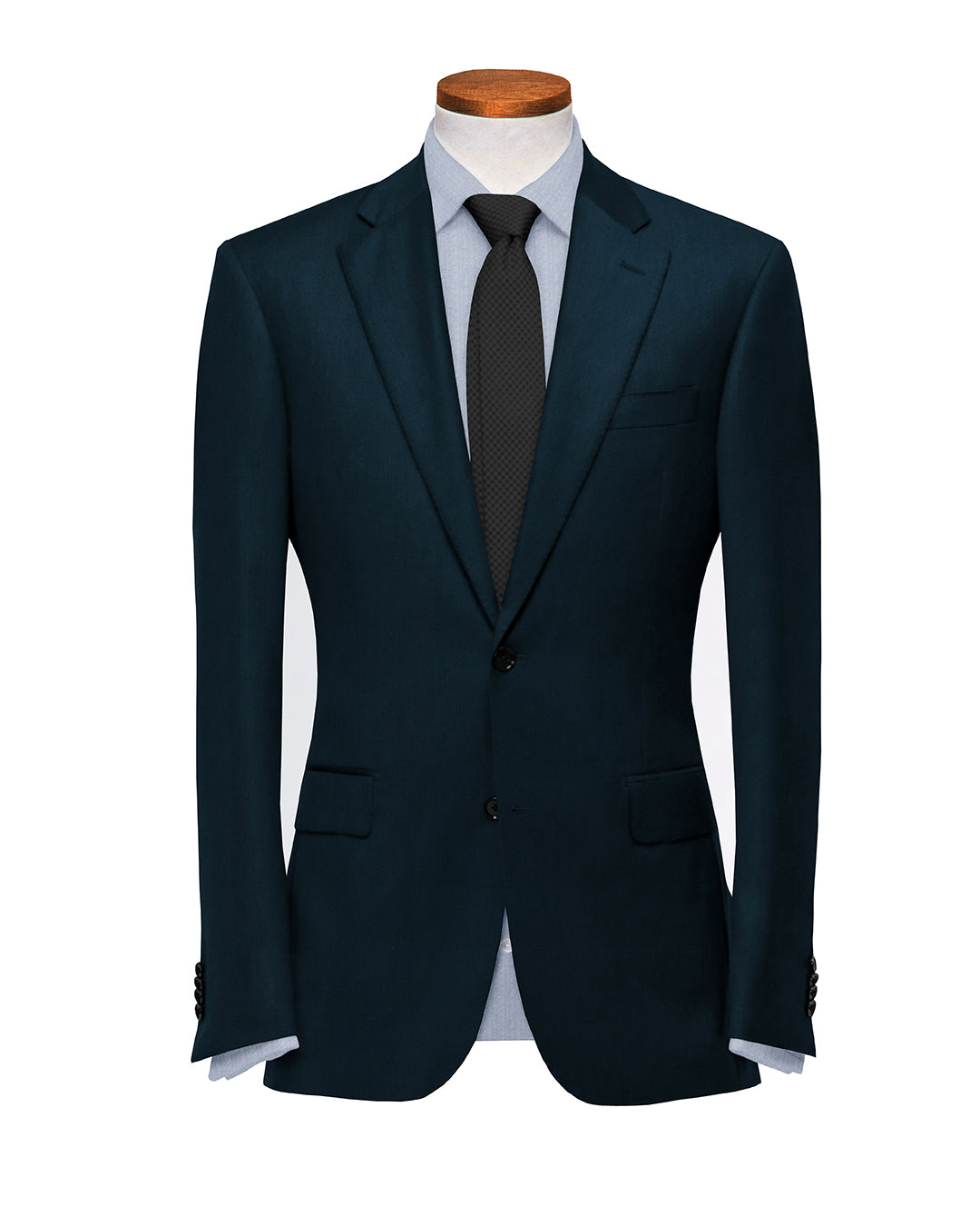 Drago Dark Blue Wool Super 160s Suit