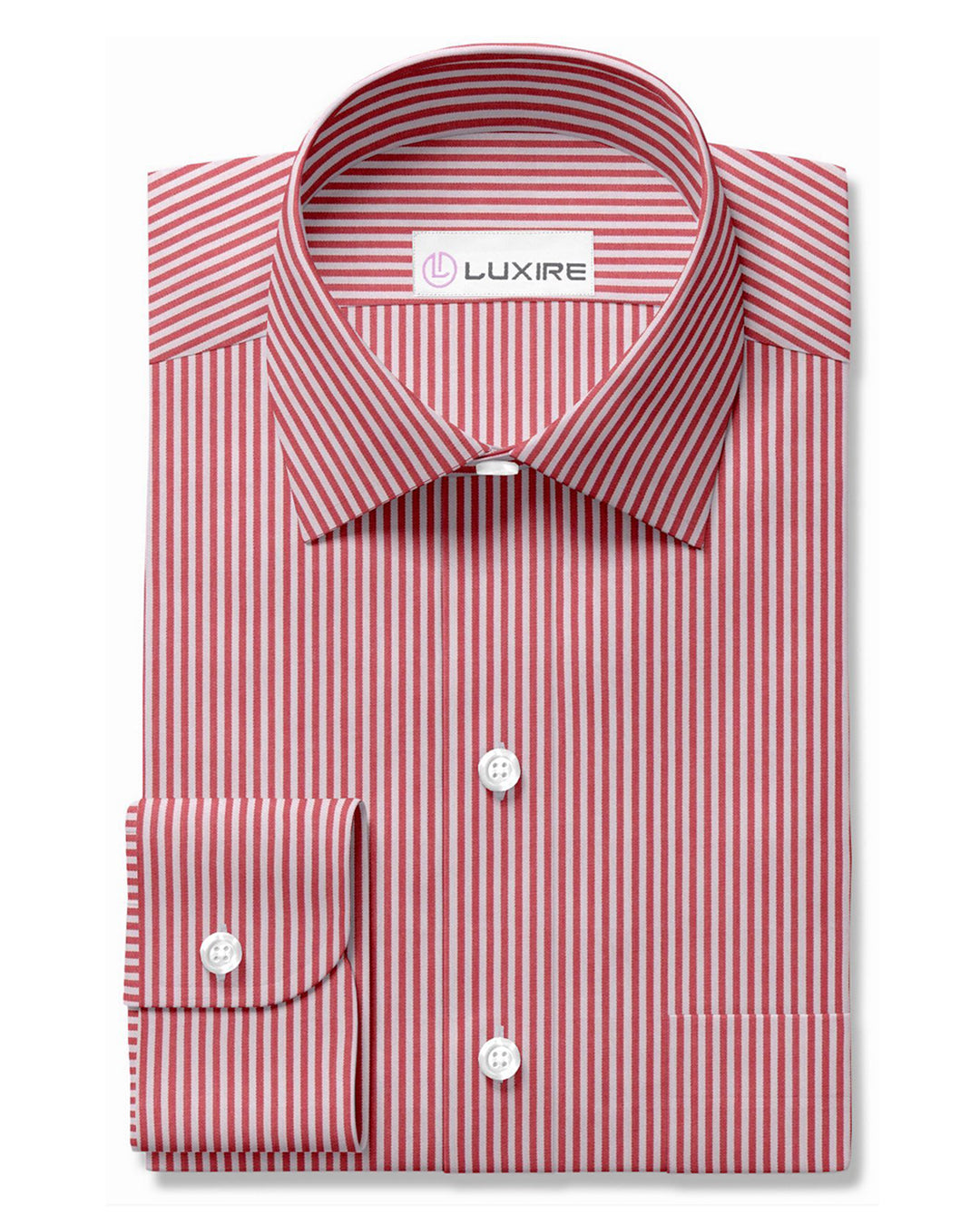 Albini Red Pencil Stripes - 1