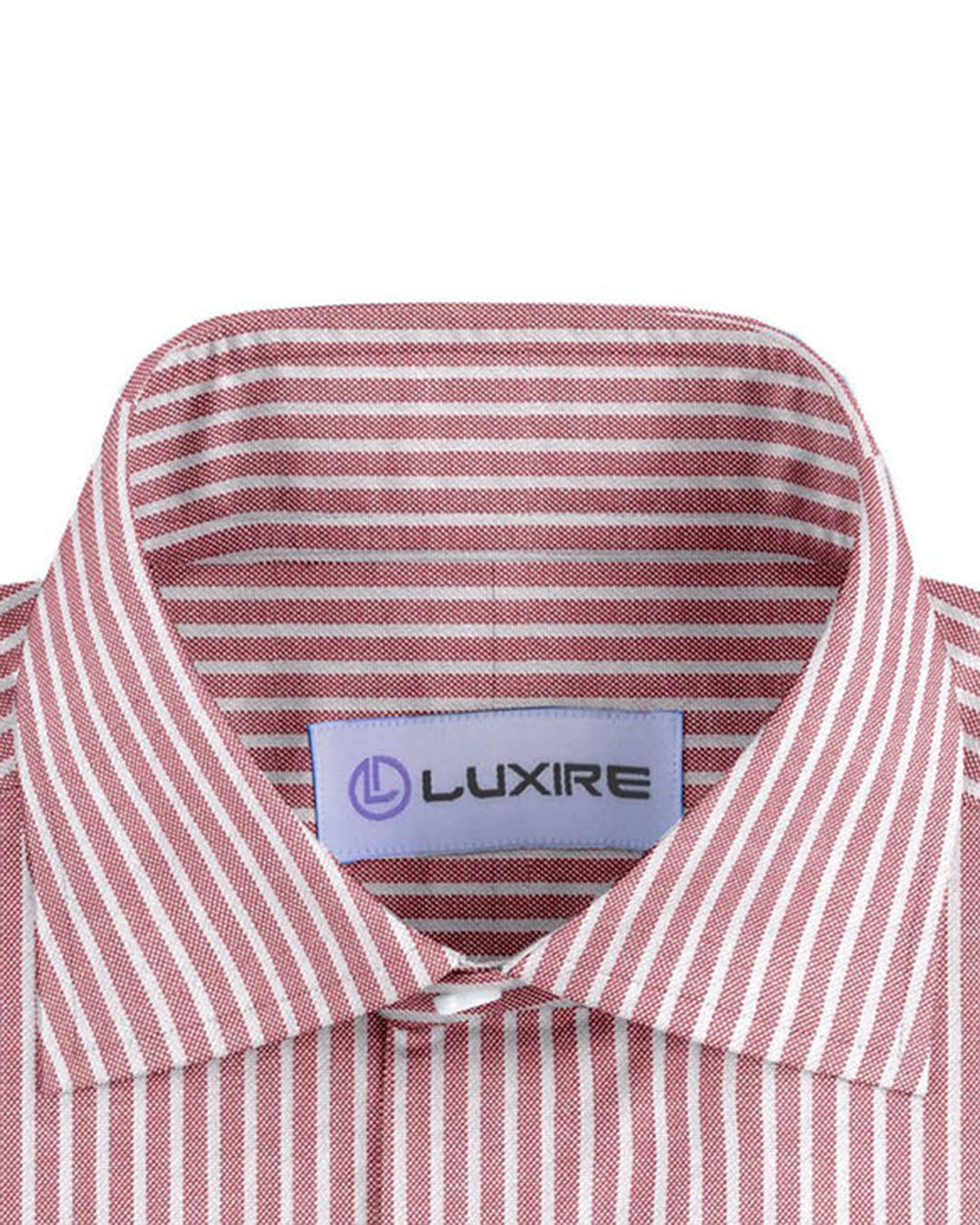 Pale Red White Pin Stripes Seersucker - 2
