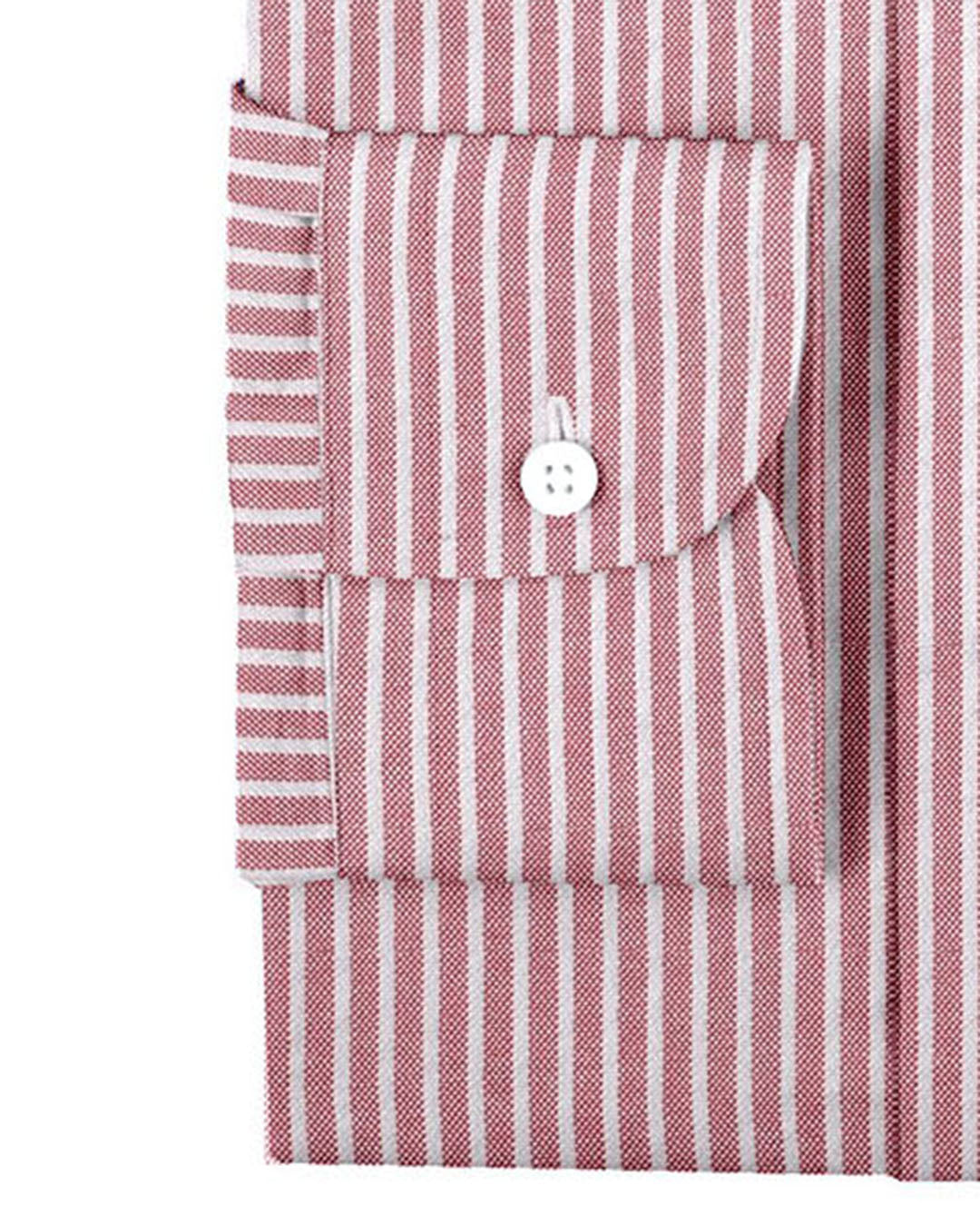 Pale Red White Pin Stripes Seersucker - 3