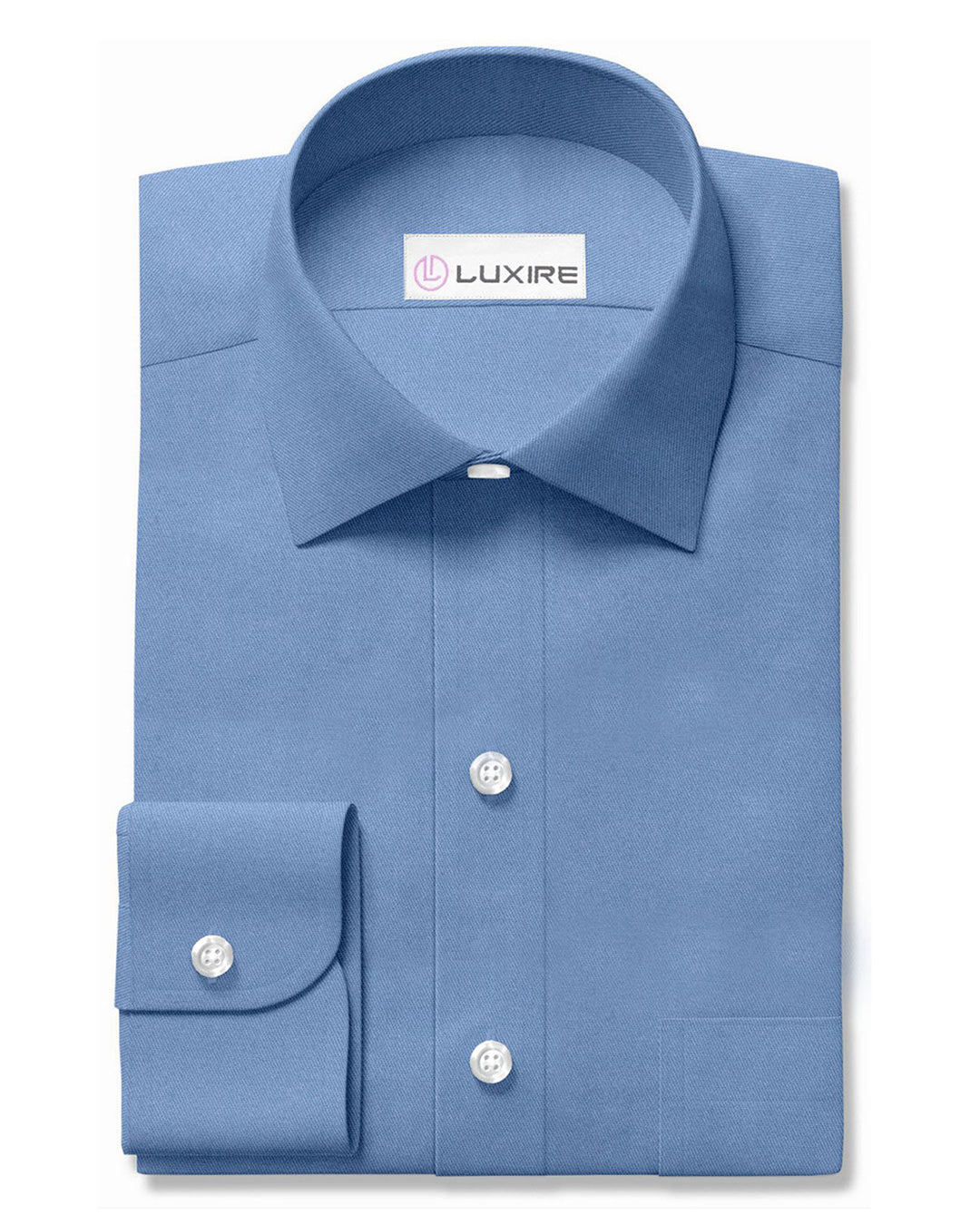 Blue Business Shirt: Soft, Weighty and Wrinkle Free - 1