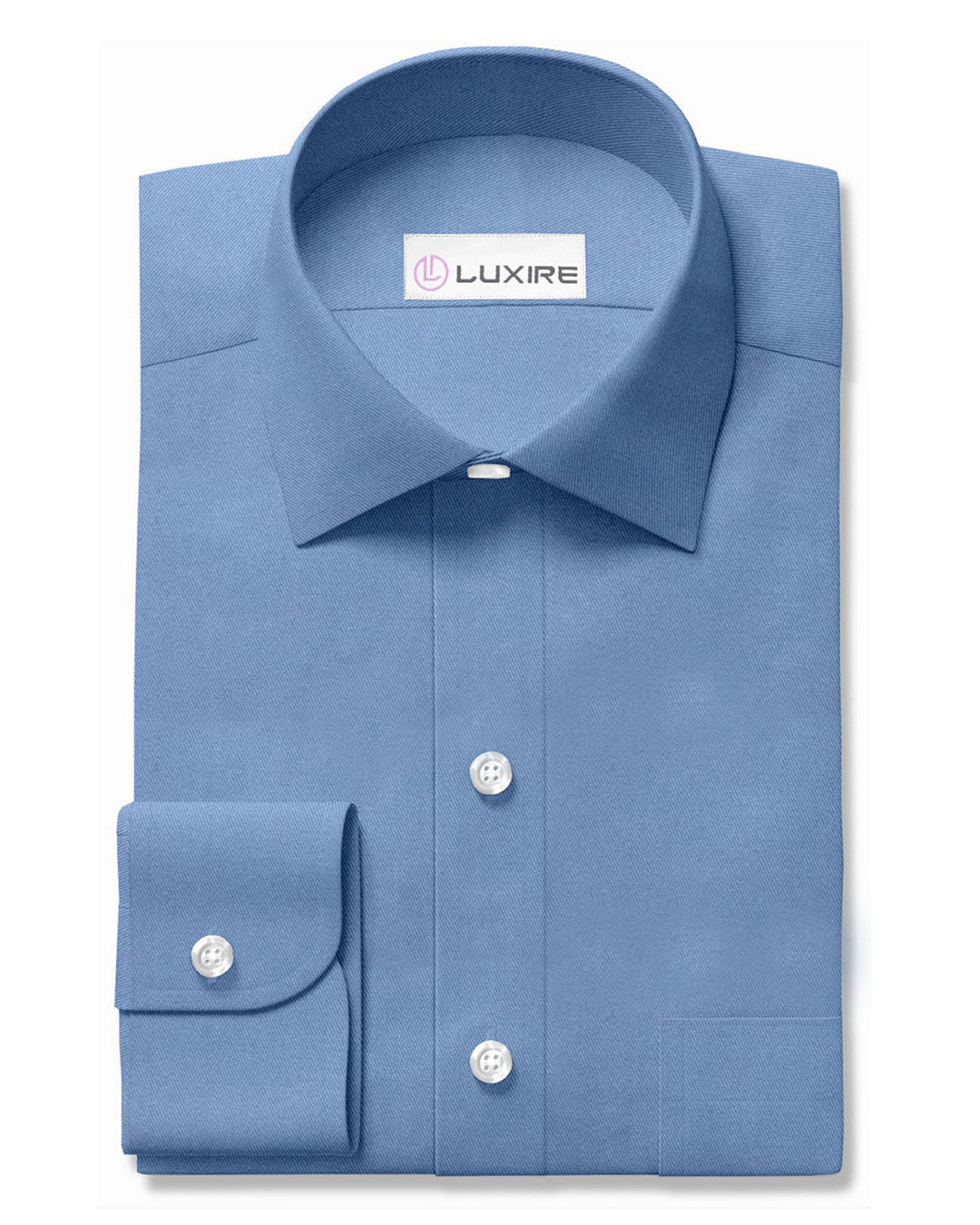 Blue Business Shirt: Soft, Weighty and Wrinkle Free