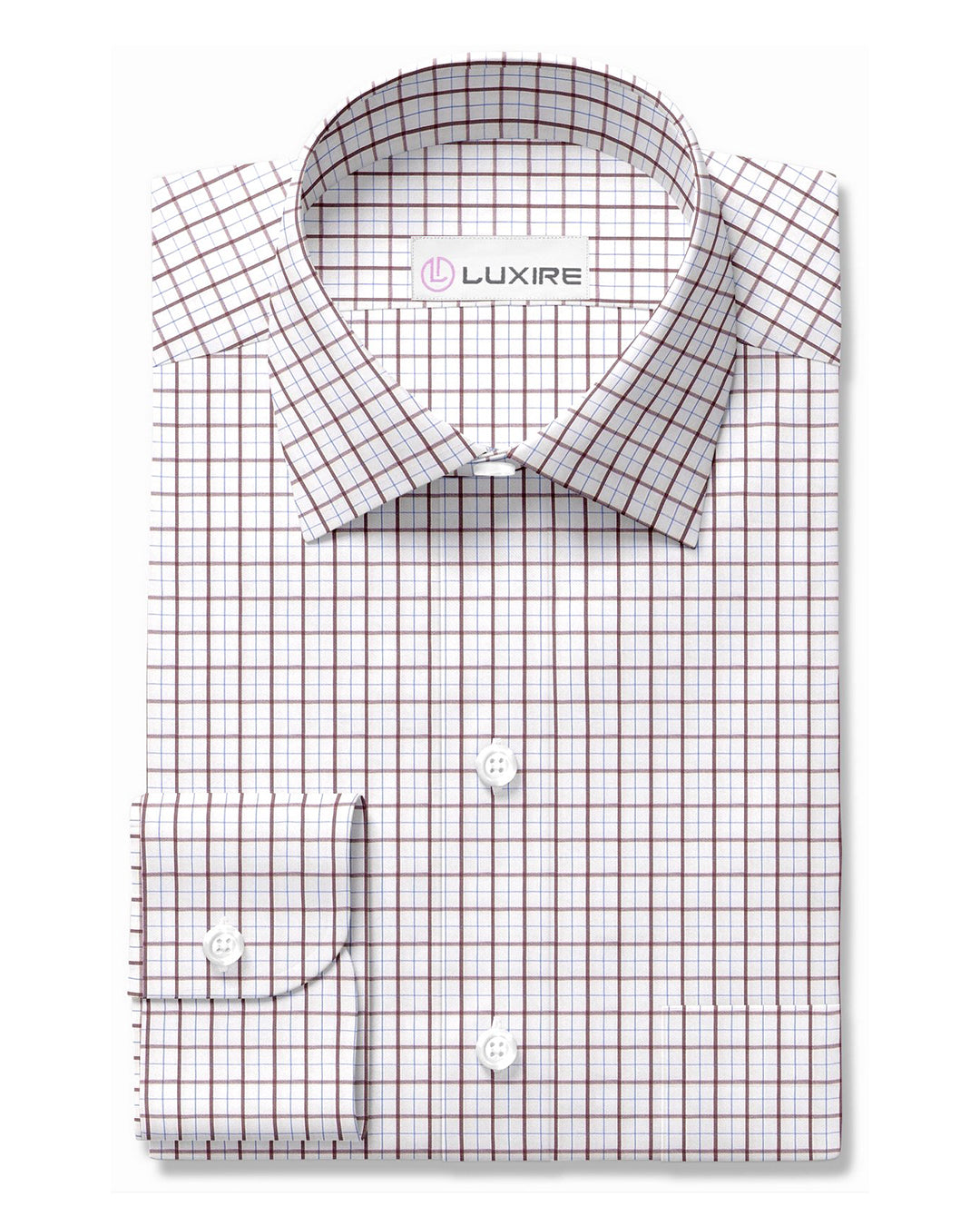 Tattersall Checks Brown Blue - 4