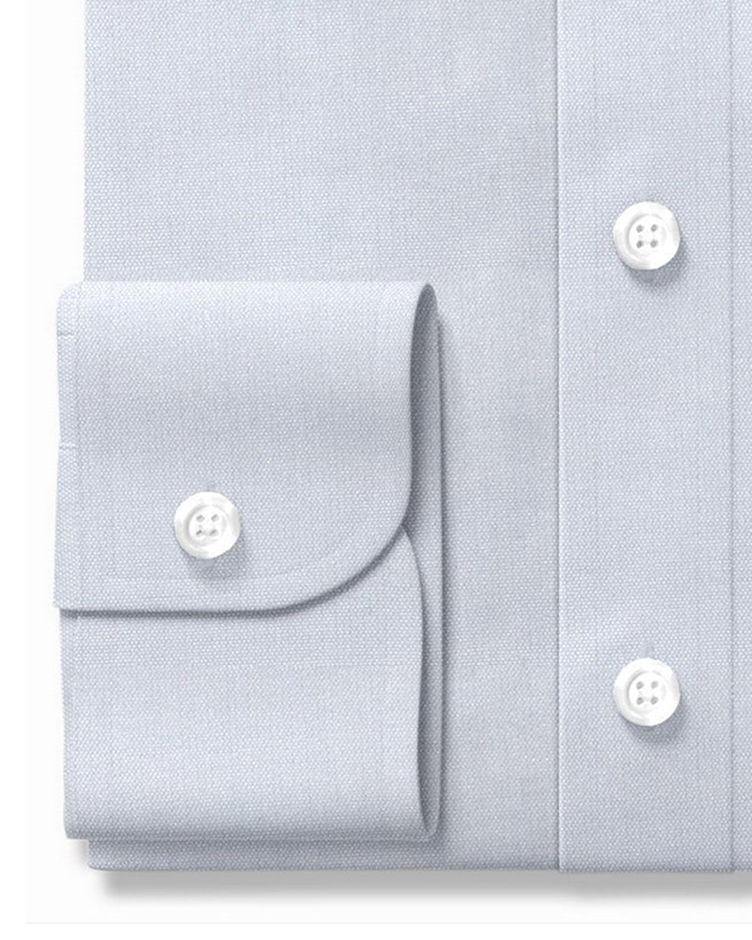 Zegna: Baby Blue Cotton Chambray